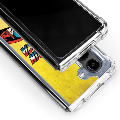 Marvel Classic Comics Captain America Galaxy Z Fold5 5G Clear Case